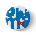 Obama Square 08 button