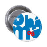 Obama Square 08 button