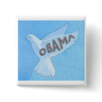 Obama Square Button