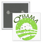 Obama St Patricks Day Buttons