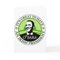 Obama St. Patrick's Day Card