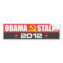 OBAMA - STALIN 2012 BUMPER STICKERS
