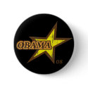 Obama Star 08 Button by obamayeswecan Obama Star 08 Button
