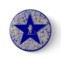 OBAMA STAR BUTTON by bigfigdesign OBAMA STAR BUTTON