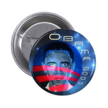 Obama Star Child Button
