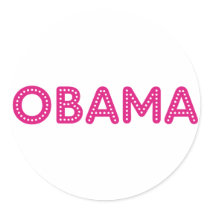 Obama Starry Lights Sticker! by MizzBella Obama Starry Lights Sticker!