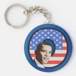 Obama Stars and Stripes Keychain