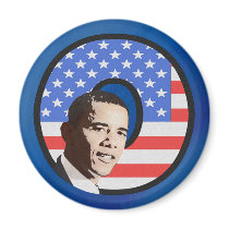 Obama Stars and Stripes Magnets