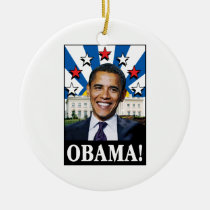 Obama Stars & Stripes ornaments