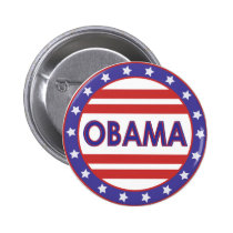Obama Stars&Stripes Circle buttons