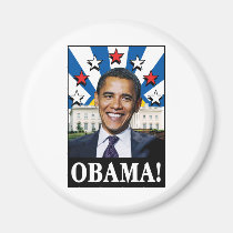 Obama Stars & Stripes magnets