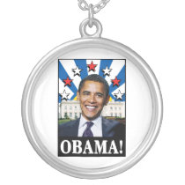 Obama Stars & Stripes necklaces