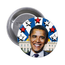 Obama Stars & Stripes buttons