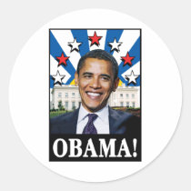 Obama Stars & Stripes stickers