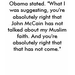 Obama stated. "What I was suggesting, you're ab... T-shirt