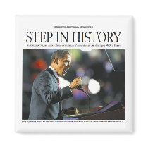 Obama: Step in History Magnet by democrattotheend Obama: Step in History Magnet