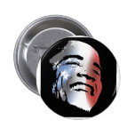 Obama StStripe 3black Buttons