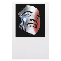 Obama StStripe 3black stationery
