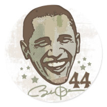 obama Stylish President 44 Stickers