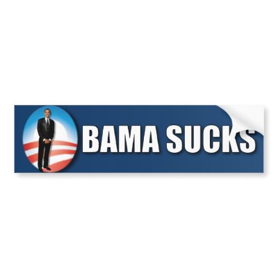Obama Sucks Bumper Sticker
