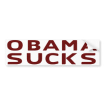 Obama Sucks Bumper Sticker