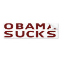 Obama Sucks Bumper Sticker bumper stickers by hqbumperstickers Obama Sucks Bumper Sticker bumper stickers