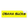 OBAMA SUCKS BUMPER STICKER