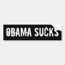 OBAMA SUCKS BUMPER STICKERS
