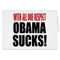 Obama Sucks cards