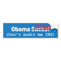 Obama Sucks! err.. Rules! Bumper Stickers