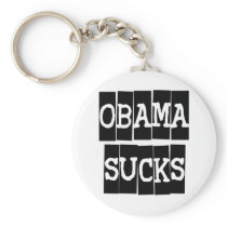 Obama Sucks Keychain