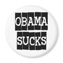 Obama Sucks Refrigerator Magnet