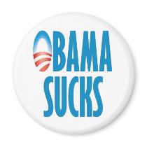 Obama Sucks Refrigerator Magnet