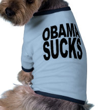 Obama Sucks Pet T-shirt