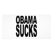 Obama Sucks Personalized Photo Card