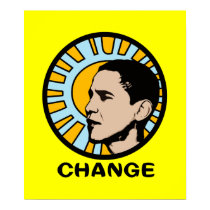 Obama Sun Change Poster