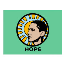 Obama Sun Hope Postcard