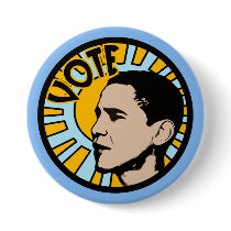 Obama Sun Vote Buttons
