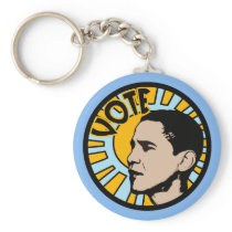 Obama Sun Vote Keychain