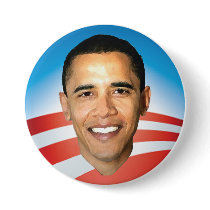 Obama Sunrise 3 inch Button