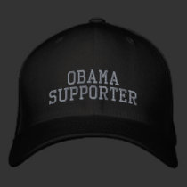 OBAMA SUPPORTER embroidered hats