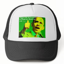 Obama supports the environment Hat by Cloudine Obama supports the environment Hat