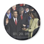 Obama swearing in, 01. 20. 09 fridge magnet