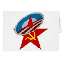 Obama Symbol Socialist Star cards