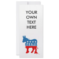 Obama T-shirt Personalized Rack Card