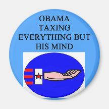 obama tax joke fridge magnet