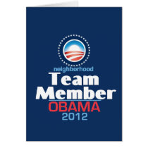 Obama Team Member Cards