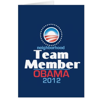 Obama Team Member Cards