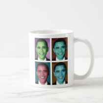 Obama Technicolor Mug mugs