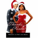 Obama - Thanks Santa Photo Sculpture photo sculptures